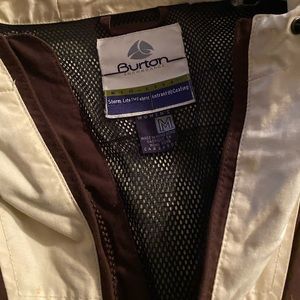 Burton Jacket with snow pants.